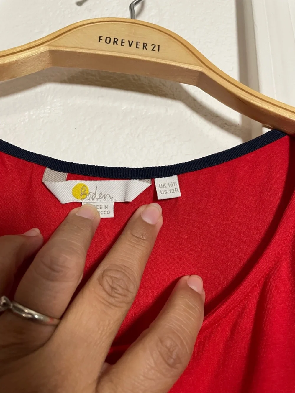 Boden Post box Abigail long sleeve dress